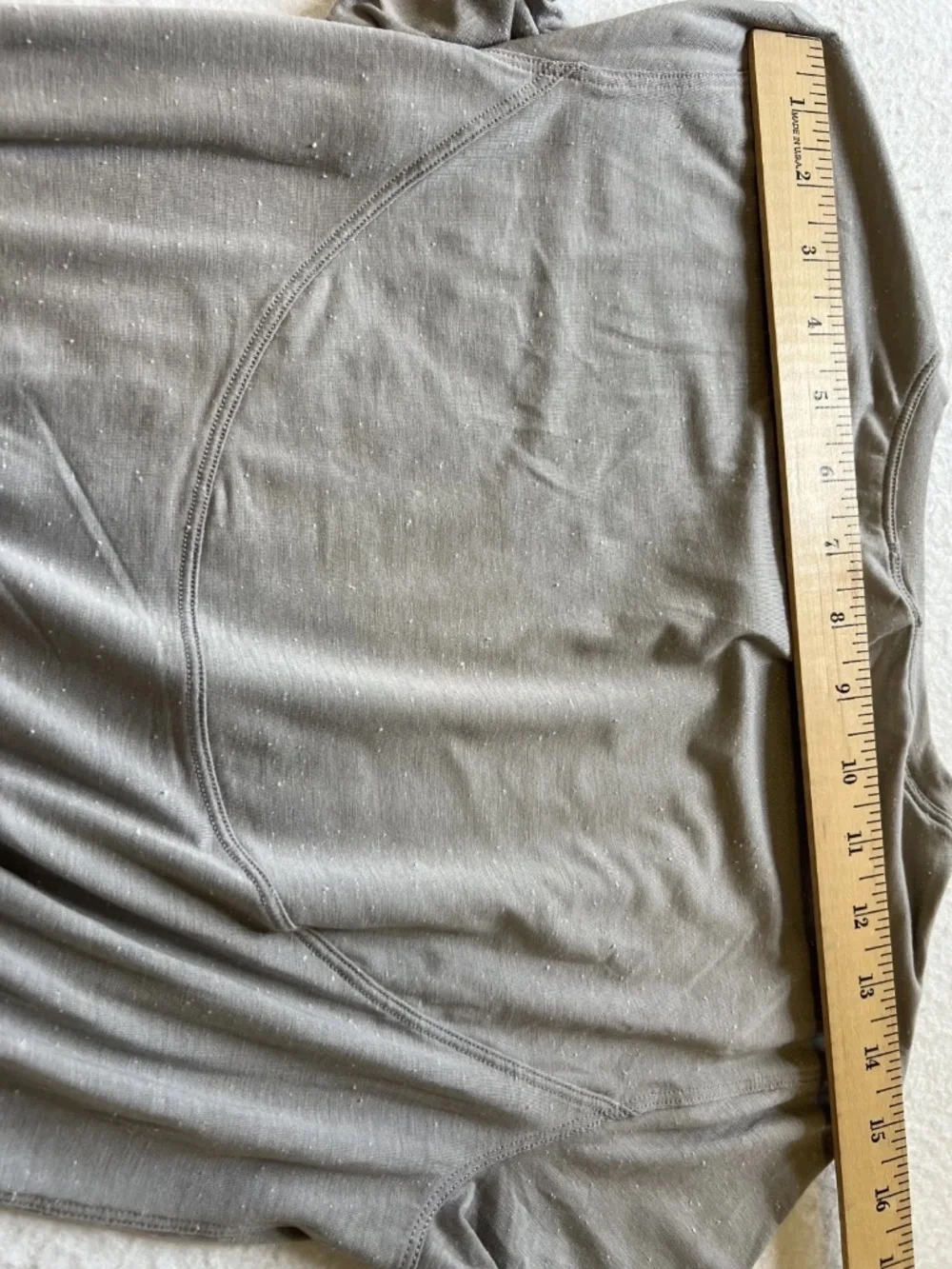 Lululemon Gray heather Unwind Your Mind short sleeve tee dress Women's Size 2